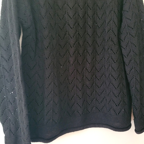 Vintage SK Wear Scallop Collar Knit Sweater women size Small - Picture 3 of 8